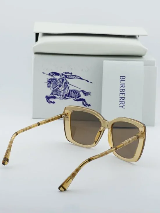 Burberry BE4456 4167/73 Square Sunglasses - Beige/Brown - Picture 9 of 9